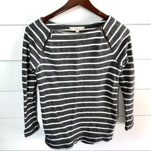 ANN TAYLOR LOFT Striped Light Weight Sweater